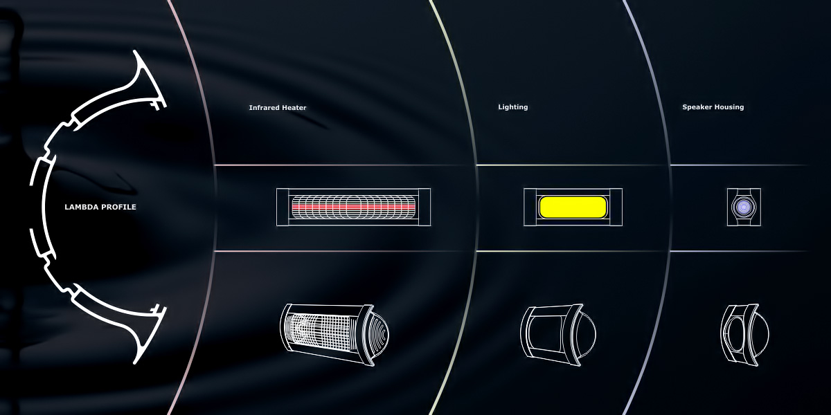 LAMBDA  Sound-Heating-Lighting Collection