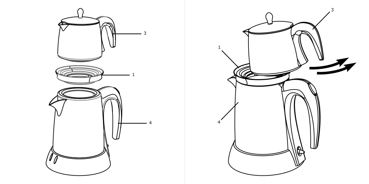 DROPY  Teapot Wiper Ring