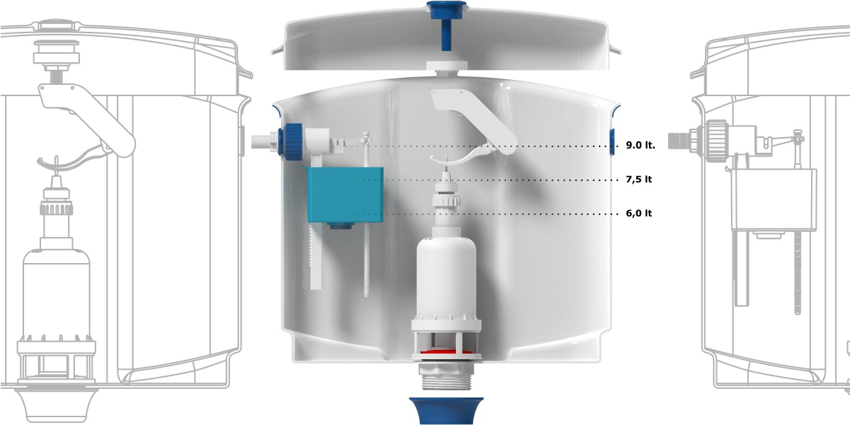 BELLA Flush Tank