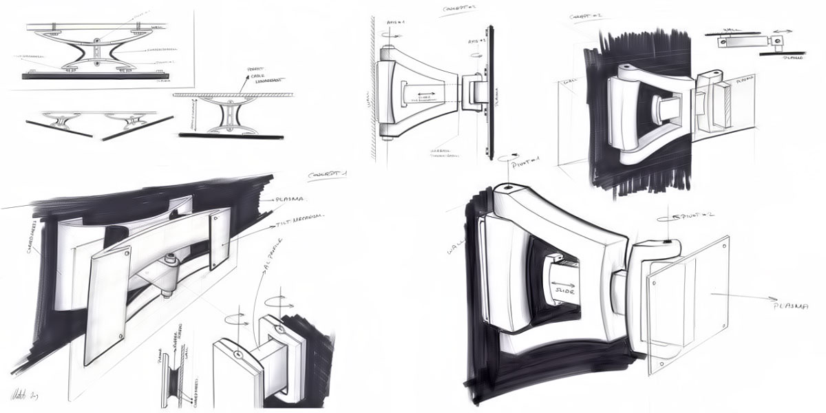 ULNA Cantilever Flat Panel Mount Systems