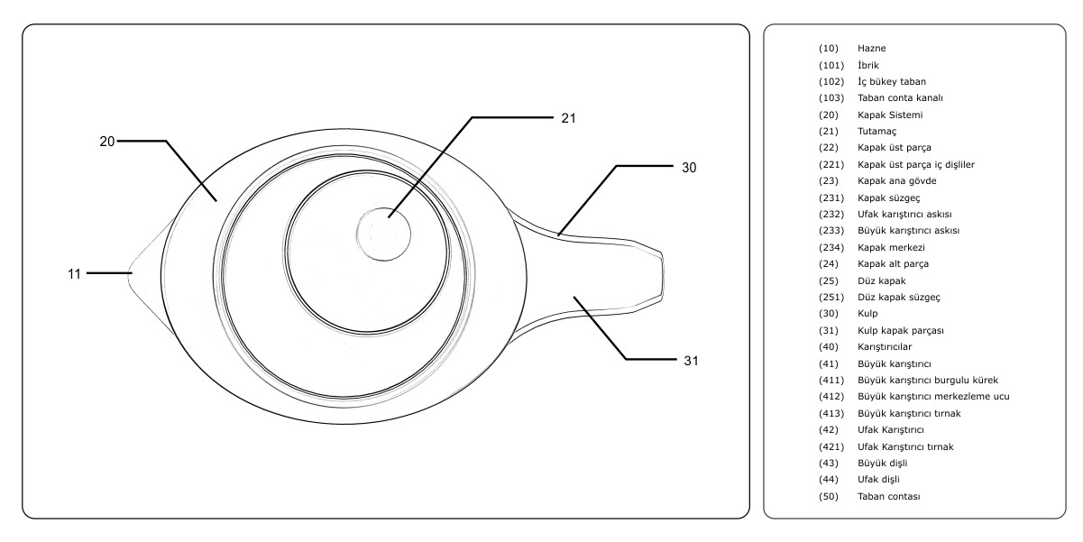 TRENDY Mixing Pitcher