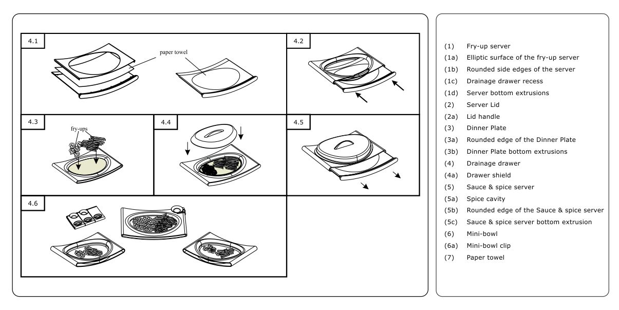 FRAYS Fry-Up Server Set