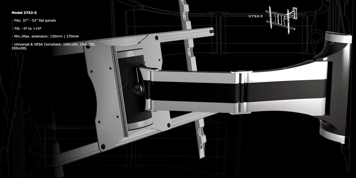 ULNA Cantilever Flat Panel Mount Systems