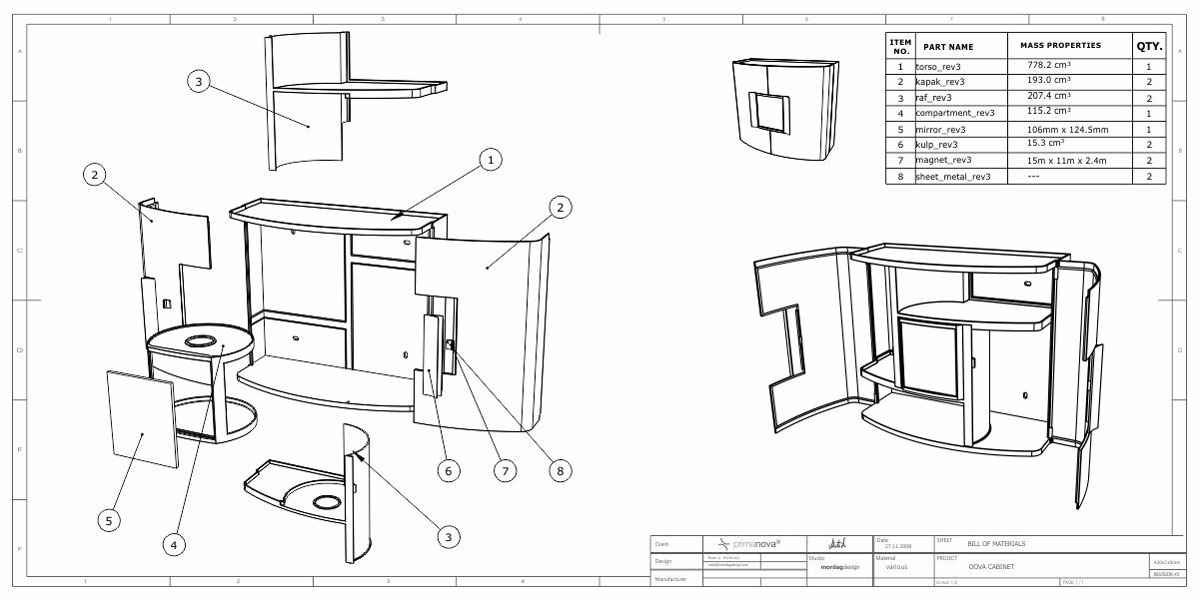 OOVA Bath Cabinet