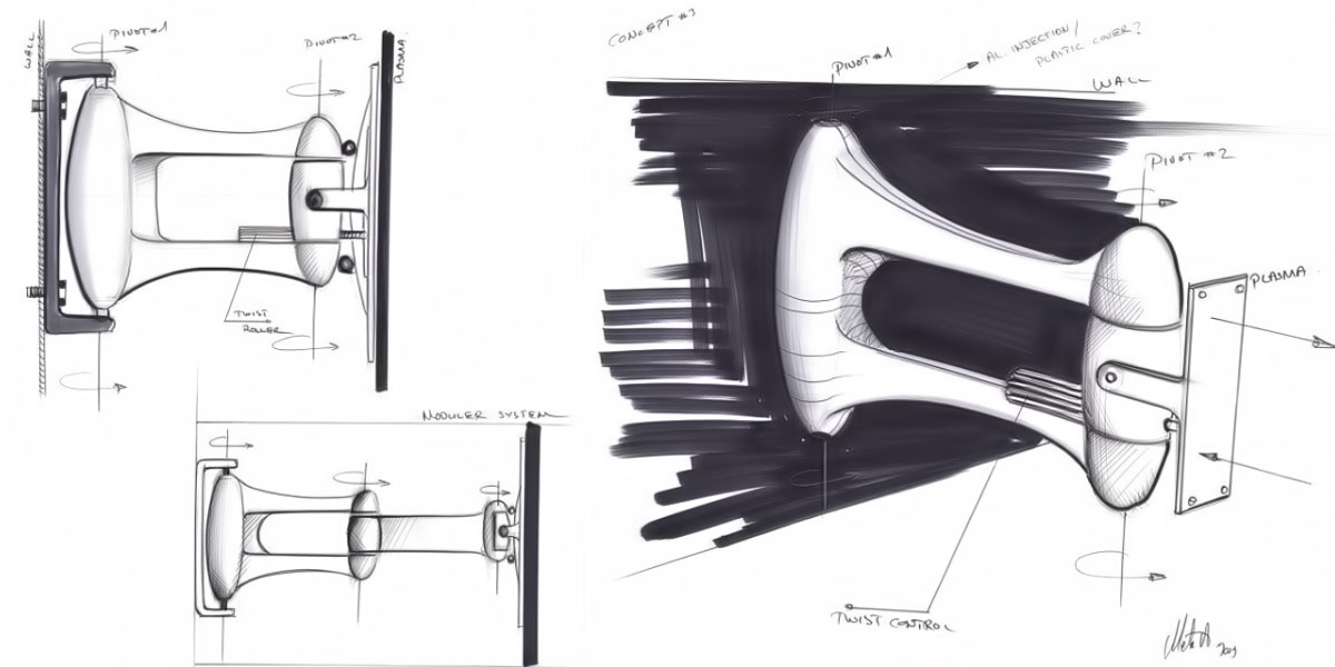 ULNA Cantilever Flat Panel Mount Systems