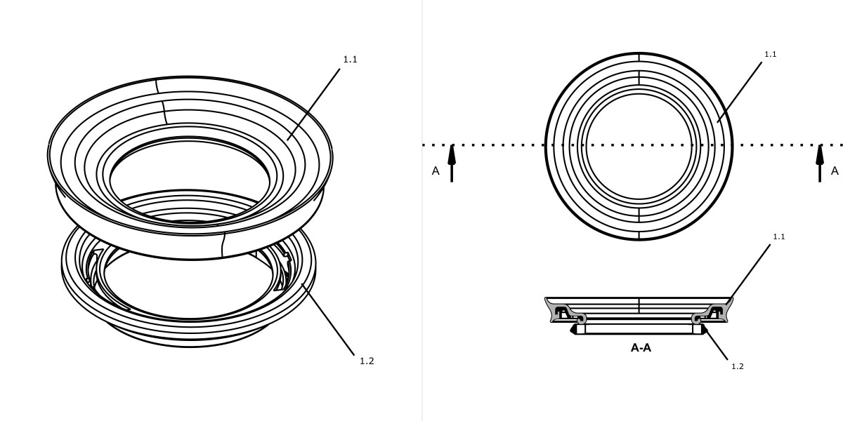 DROPY  Teapot Wiper Ring