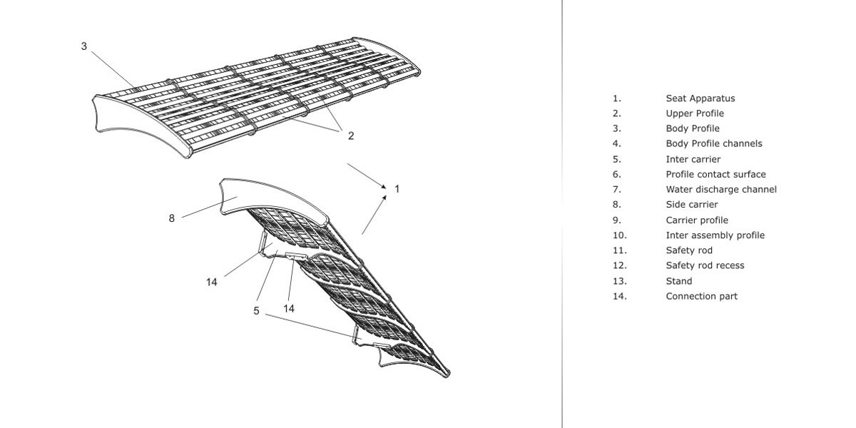 WELLE Aluminum Bench Collection