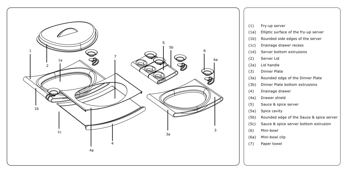 FRAYS Fry-Up Server Set