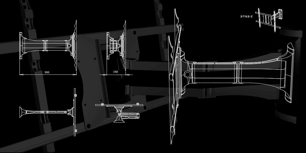 ULNA Cantilever Flat Panel Mount Systems