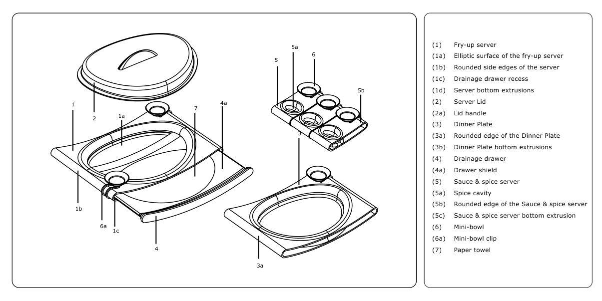 FRAYS Fry-Up Server Set