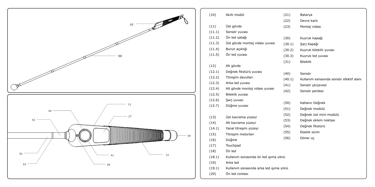 WeWALK Smart White Cane