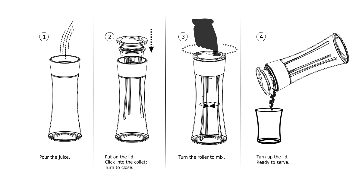 TWISTER Mixing Carafe