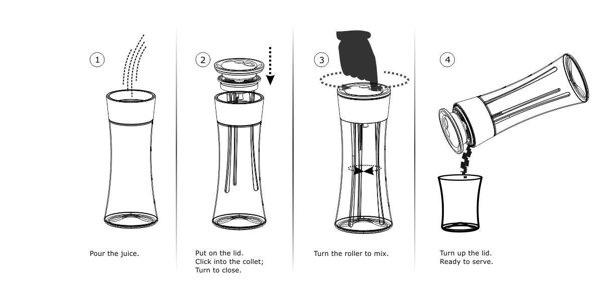 TWISTER Mixing Carafe